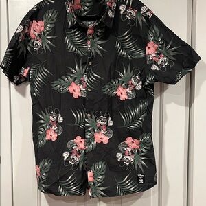 Neff‎ Disney collab mens hawaiin shirt XXL